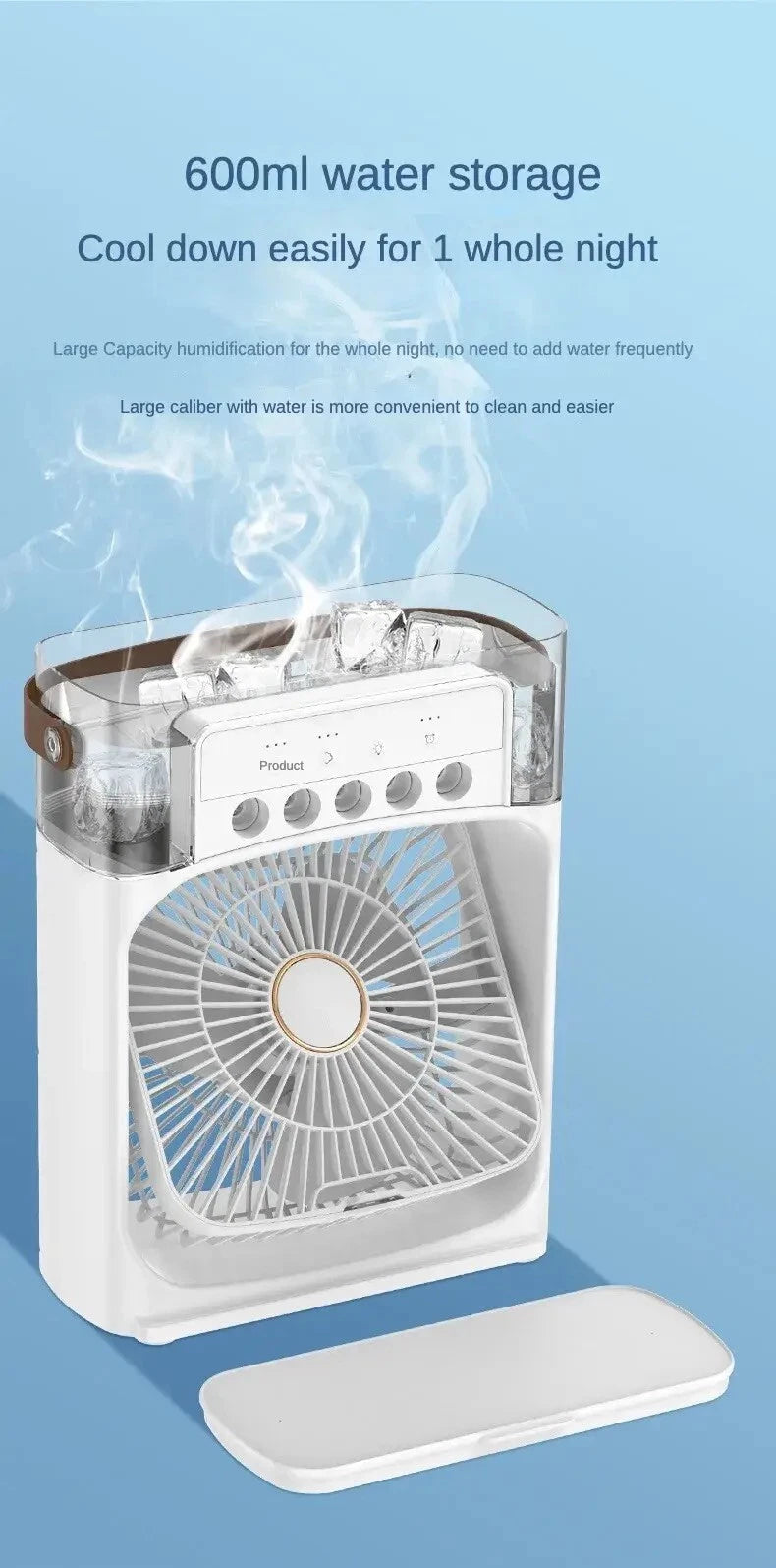 Portable Arctic White Cooling Fan