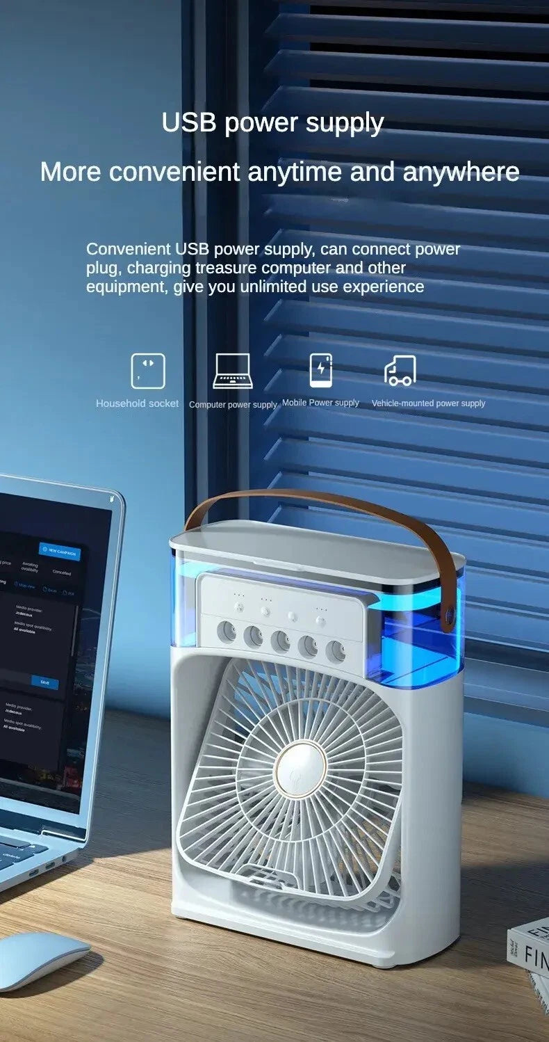 Portable Arctic White Cooling Fan
